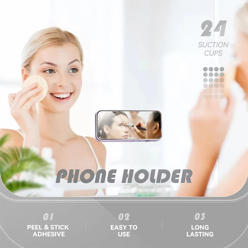 Multifunctional Mobile Phone Silicone Suction Cup 24 Square