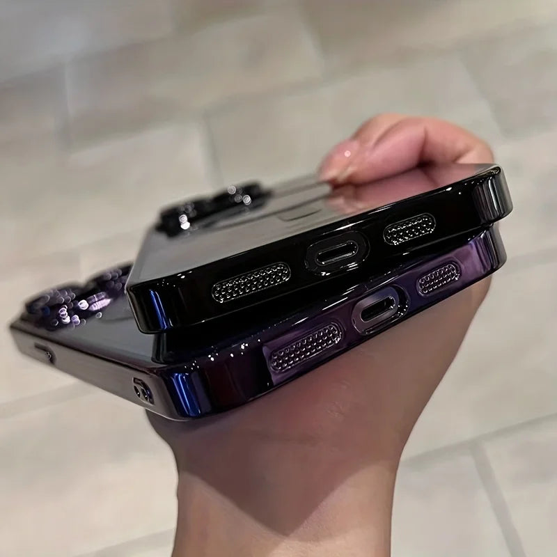 Luxury Magnetic Clear Case For  iPhone